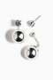Sphere-detail front and back earrings - 2