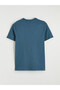 Petrol Crew Neck Printed Combed Cotton Men's T-Shirt (S6) - 7