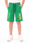 New York Print Detailed Elastic Waist Double Pocket Summer Boys' Capri Pants - 2