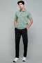 Printed Polo T-Shirt with Short Sleeves - 2
