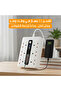 شريط طاقة LB04 |   كابل متين بطول 5 أمتار |   6 منافذ تيار متردد و5 منافذ USB |   شاحن USB-C بقوة 18 واط مع مؤقت ذكي - 4