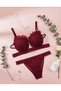 Oyster Model Full Padded Padded Bra Panty Set - Women's Underwear