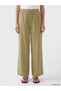 Quality Pieces from Çelebi Store Linen Blend Women's Trousers with Waist Cord - 2
