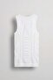 Men's Slim Fit Body Shaper Flexible Corset Undershirt White - 2