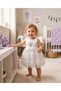 Baby Girl Lavender Embroidered Summer Tulle Snap-On Dress (100% Cotton)