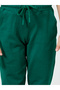 Kids Green Cotton Joggers - 3