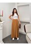 Women's Aerobin Fabric Palazzo Trousers with Front Flap 5335 - 2