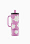 Straw Cup Daydreaming Pink Stainless Steel Thermos with Straw 800 ml - 3