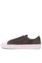 - Genuine Suede Leather Green Color Men's Sneaker - 666-0386 - 3