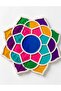 Divine Design Lotus Flower Rangoli Tray Stencil, MDF, Multicolour, Mandala Design, Festive Diwali Decor - 2