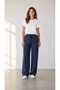 Women's Tansel Pants with Elastic Waist, Side Pockets and Rope Detail