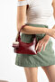 Limby Model Burgundy Women's Hand and Shoulder Bag
