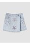 Vizyon New Season Stoned Girls' Jean Shorts Skirt - 2