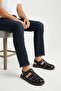 Genuine Leather Orthopedic Soft Sole Men's Sandals - 2