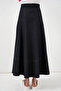 Women's Long Denim Skirt 1479 - Navy Blue - 5