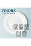 18 Pcs Opal ware Dinner set 6 Dinner plate, 6 Dessert plate, 6 Bowls Dishwasher Microwave Freezer safe BPA Free Heat resistance - 3