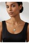 316L Steel Chain Gold Color Blue Luck Authentic Women's Necklace - 2