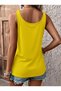 Women's Strappy Wide V-Neck Viscose Blouse - 3