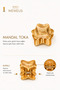 Yıldız Gold Shiny Yellow Metal Mini Premium Latch Buckle - 3