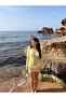 Women's crew neck sheer beach dress - 2