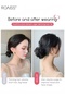 Straight Human Hair Bun Real Updo Hairpiece Stretchy Scrunchie Elegant Chignon with Elastic Band Hair Accessory for Women 1PC Natural Black - 2