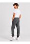 10806-26 Boy's Anthracite Sweatpants with Pockets, Lace-Up Elastic Cuffs, Jogger Pants - 8