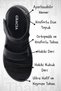 Women's Genuine Leather and Suede Sandals Thick Sole Orthopedic Shoes Comfort Summer Beach - 4