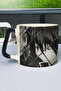 كوب سيراميك فاخر مطبوع عليه رسومات أنمي Ao no Exorcist (قطعة واحدة) بمقبض أسود خاص V3D