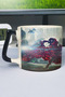Akira Anime Printed Ceramic Luxury Mug (1 Piece) Custom Black Handle Wave Handle V4D