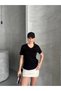 Women's V-Neck Interlock Fabric T-Shirt
