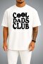 Oversize Cool Dads Club Chest and Back Printed Unisex T-Shirt