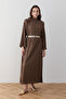 Belted Voile Crash Dress 32-2884 - 2