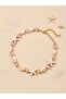 Anklet with Starfish and Pink Quartz Detail - 2