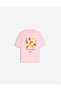 A Simple Start Printed Crew Neck Oversize Trendy Women's T-Shirt