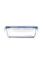Pure Box Active Lockable Lid Storage Container - Purple / Transparent - 820 ml - 4