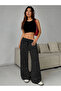 Women's Polka Dot Patterned Wide Leg Pants Comfortable Fit Palazzo Trousers Summer Stylish Model - 4