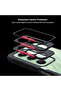 Case Compatible with Xiaomi Redmi Note 15 5G Clear Back Cover with Rugged Black TPU Bumper - 5