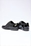 Black Laced Patent Leather 100% Leather Shoes 1033260158 - 2
