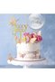 Butterfly Cake Topper Set 22Pcs,Happy Birthday Cake for Baby Shower,Wedding,and Birthday Party,Purple - 6