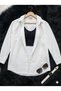 Women's Oversize Cut Woven Linen Long Sleeve White Shirt 100% Cotton