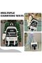5-Piece School Backpack Set, Cute Casual Student Backpack with Tote Bag, Pencil Case, Crossbody Bag & Coin Purse, Lightweight Large Capacity Daypack for Girls Boys - 6