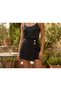 Women's Black Buckle Shorts Skirt