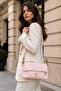 Powder Women's Elegant Textured Surface Chain Strap Shoulder Bag Suitable for Daily and Stylish Use - 4