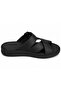 Nova Black Genuine Leather Women's Slippers -Comfortable for Daily Wear- - 2