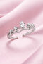 Women's Princess Crown Ring Adjustable Zircon Stone Lover Gift Ring - 3