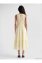 Texx Store Quality Oval Collar Gipeli Muslin Layered Dress - 4