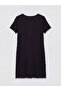 Gencc Quality V-Neck Bow Detailed Women's Nightgown - 6