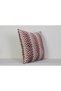 Modern Geometric Patterned Decorative Throw Pillow Cover Powdered Dried Rose - 5