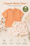 Boys Girls Baby & Kids Summer Muslin 2-Piece T-Shirt Shorts Set 100% Cotton - 2