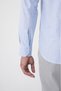 Blue Regular Fit Cotton Pasha Collar Shirt - 7